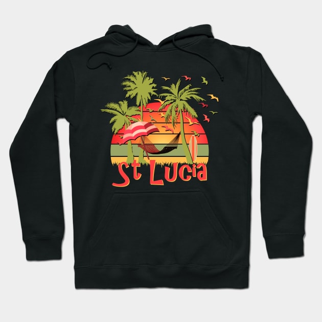 St Lucia Hoodie by Nerd_art